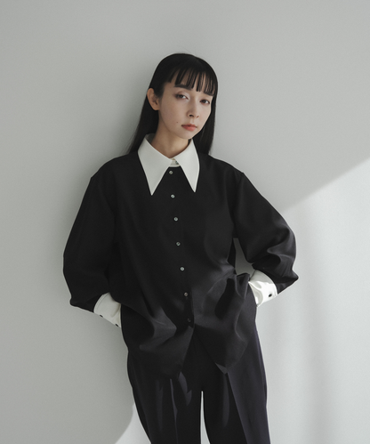 ≪予約販売≫bicollar toro blouse（バイカラートロブラウス）≪2024年 