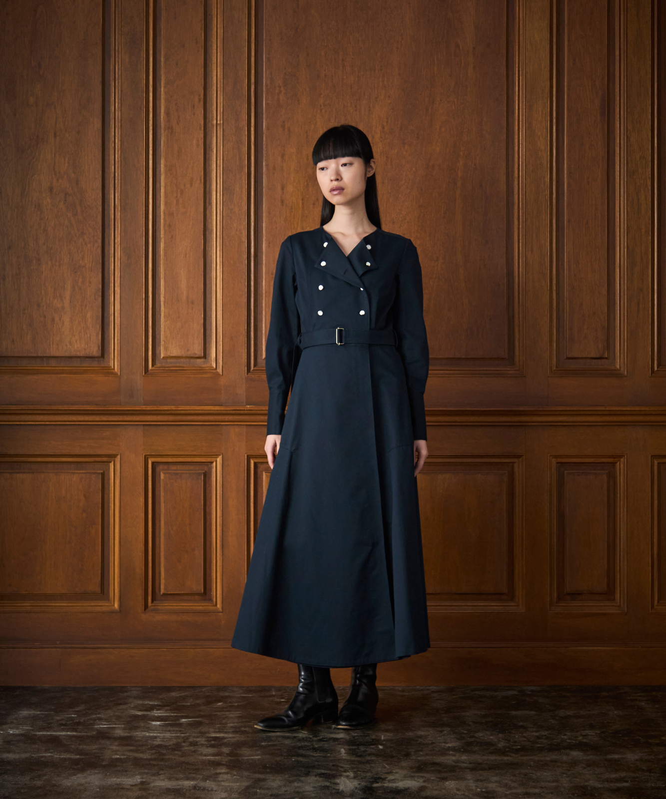 ≪通常販売≫classic button double breasted onepiece（クラシックボタンダブルブレストワンピース）≪2025年1月28日15:00販売開始≫