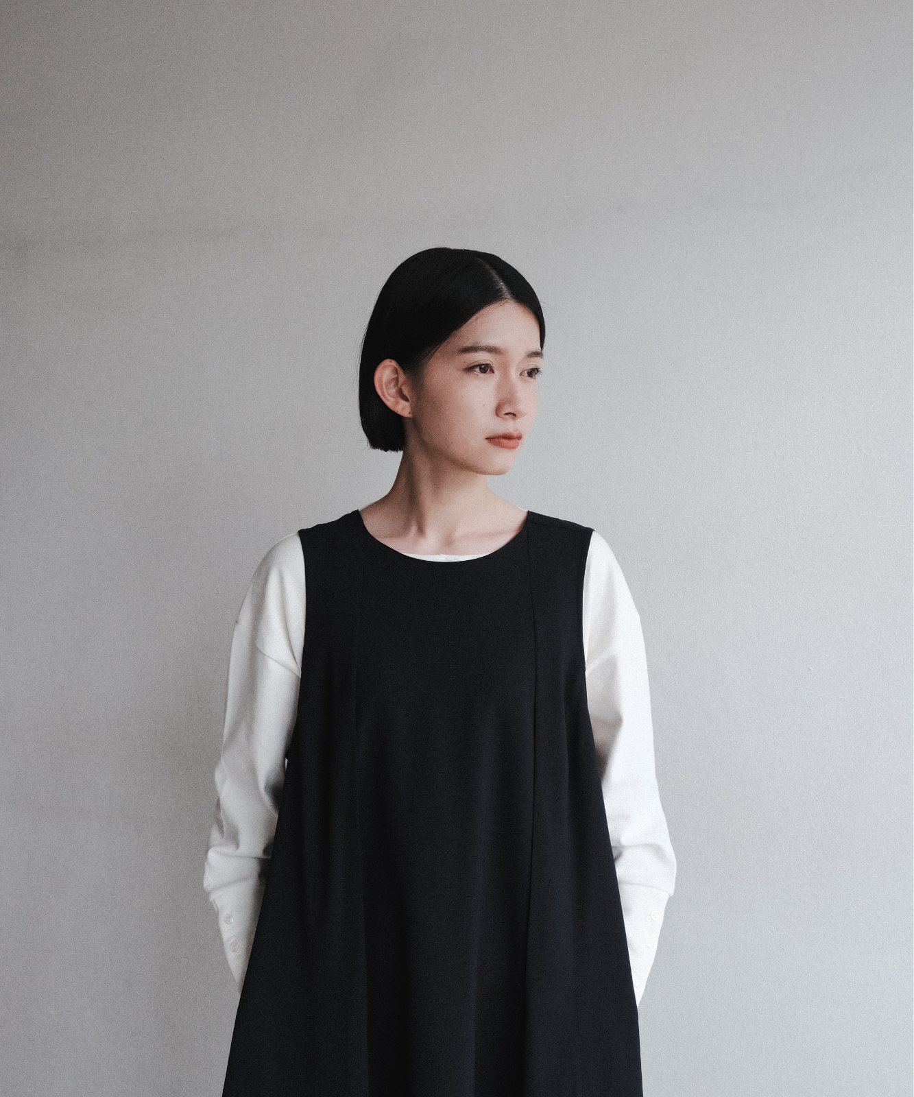 ≪通常販売≫2way front tuck jumper skirt（2way フロントタックジャンパースカート）