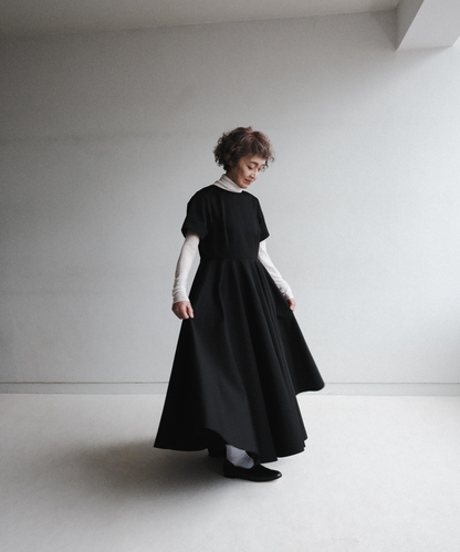 ≪リバイバル展示会≫【THE DRESS #00】black flare onepiece（ブラックフレアワンピース）≪2024年12月6日12:00販売開始≫≪2025年4月発送予定≫