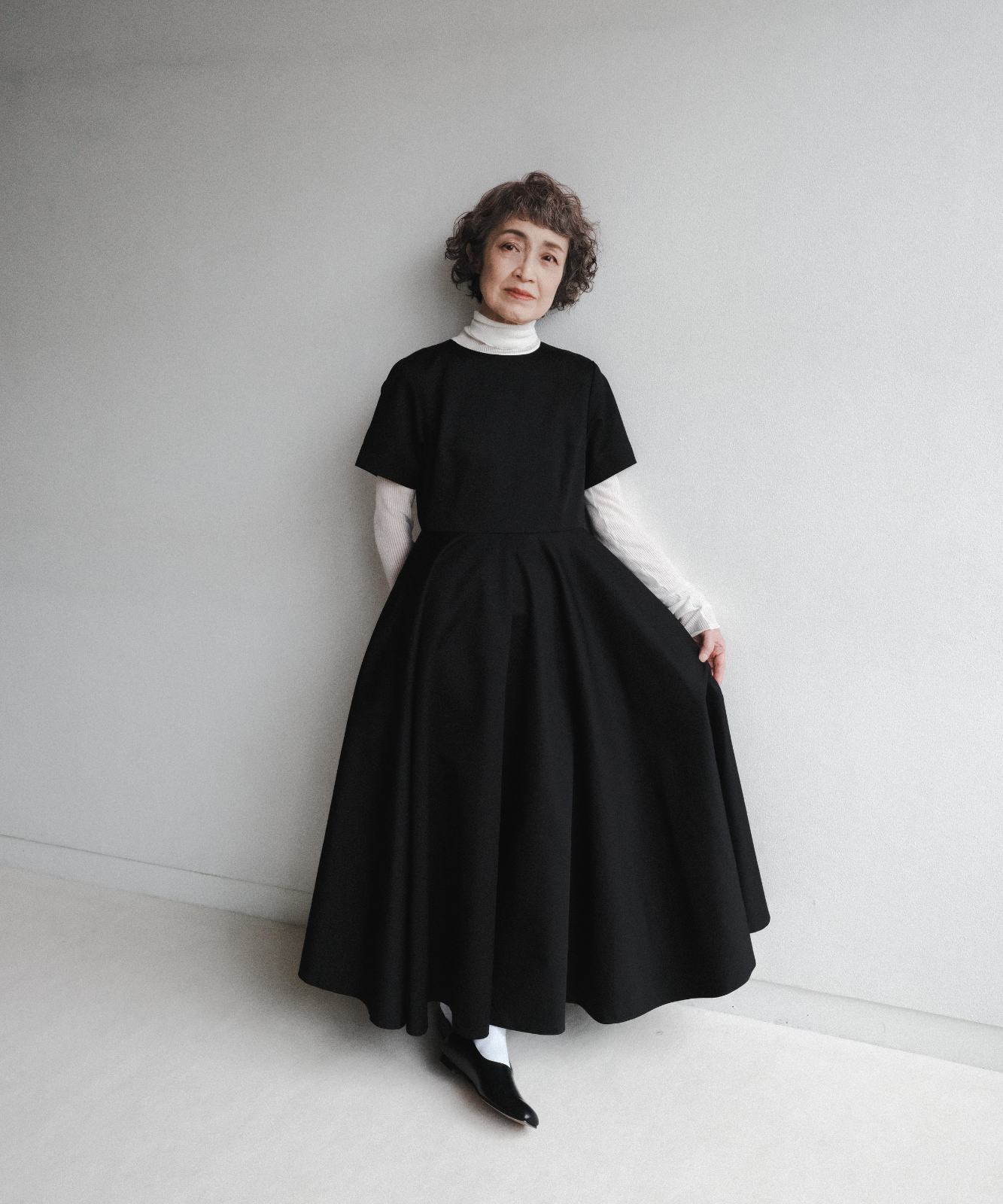 ≪リバイバル展示会≫【THE DRESS #00】black flare onepiece（ブラックフレアワンピース）≪2024年12月6日12:00販売開始≫≪2025年4月発送予定≫