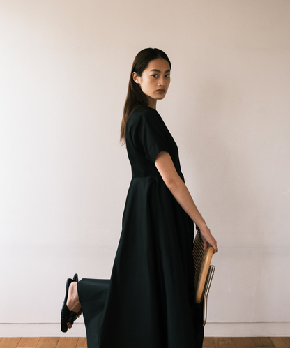 ≪在庫販売≫【THE DRESS #00】black flare onepiece（ブラックフレアワンピース）≪2024年5月8日15:00販売開始≫