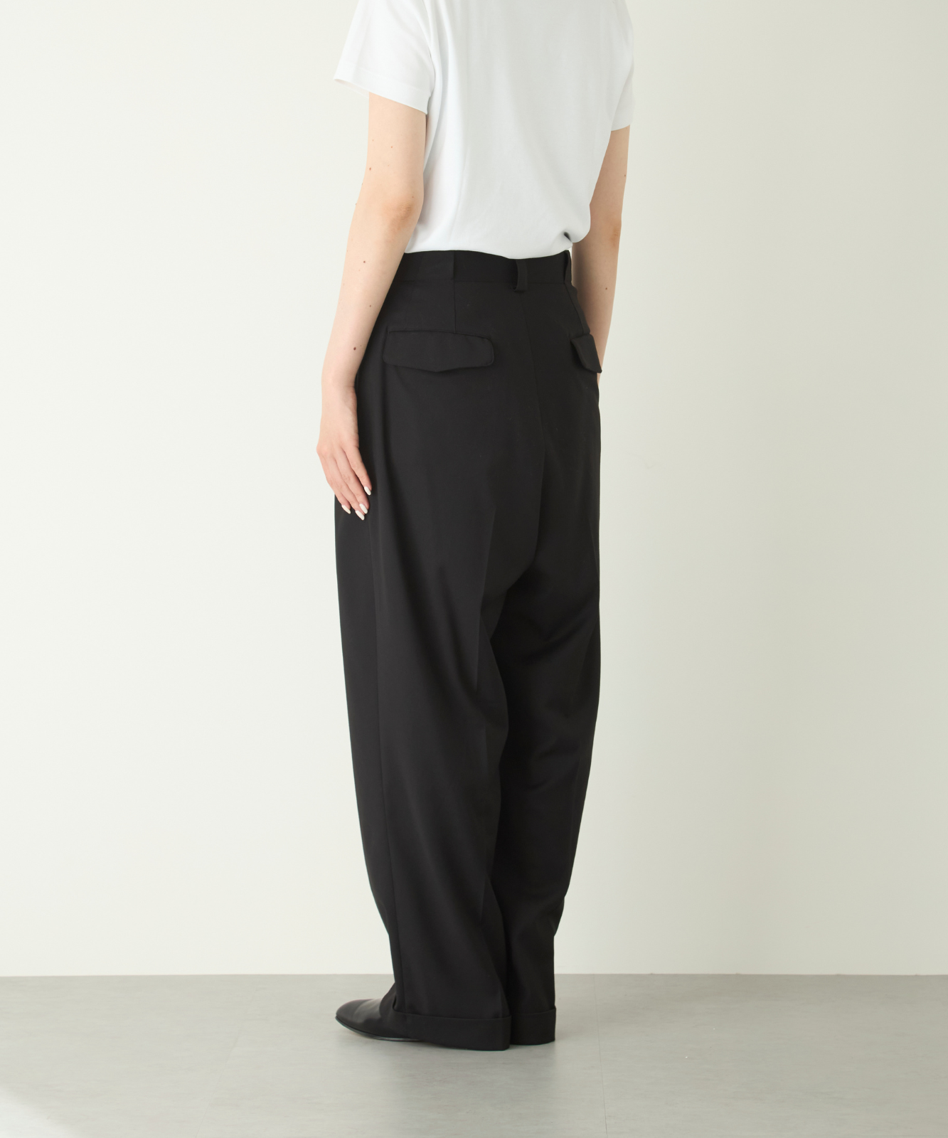 iq24 DOLCE&GABBANA/希少スウェードパッチスラックス/Italy iq24 DOLCE&GABBANA/希少スウェードパッチスラックス/Italy