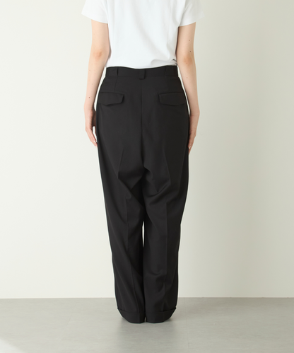 ≪在庫販売≫2tuck easy gaba stretch slacks（ツータックイージーギャバストレッチスラックス）