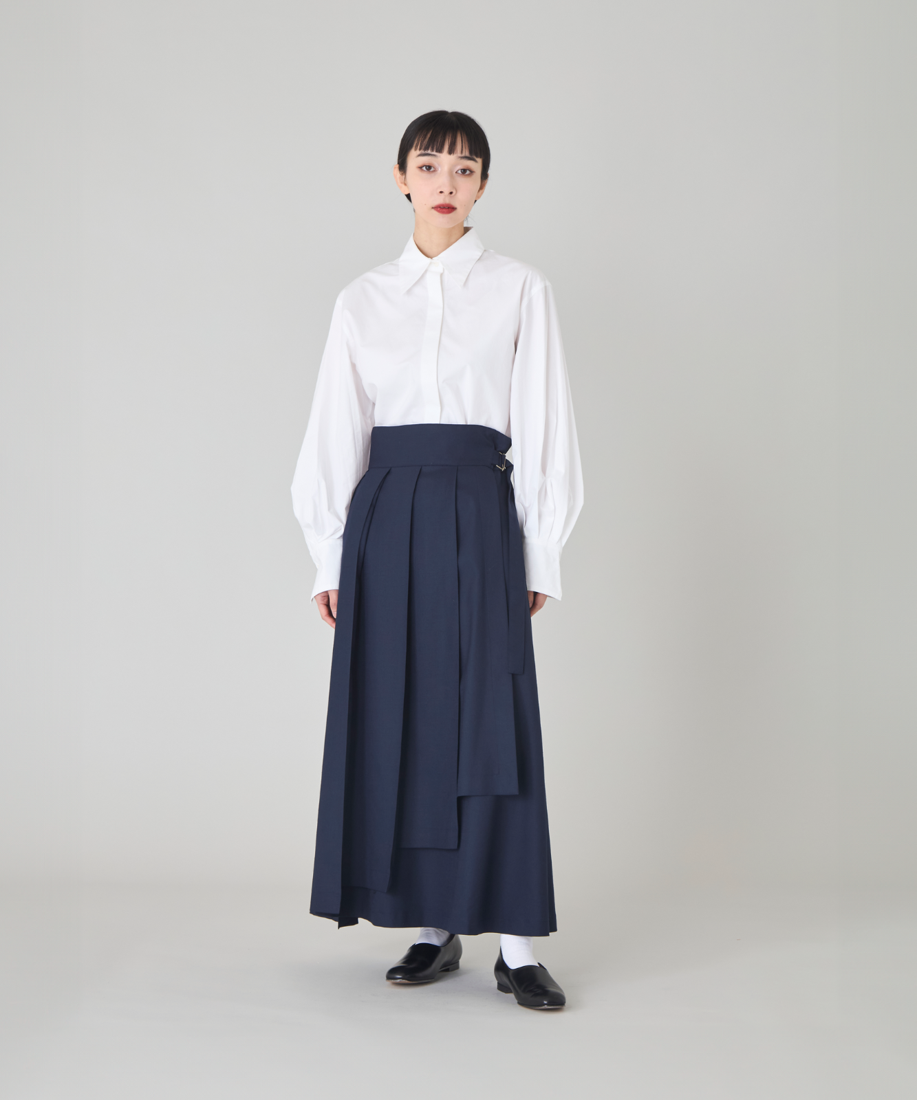 ≪在庫販売≫highwaist tuck classical skirt（ハイウエストタッククラシカルスカート）