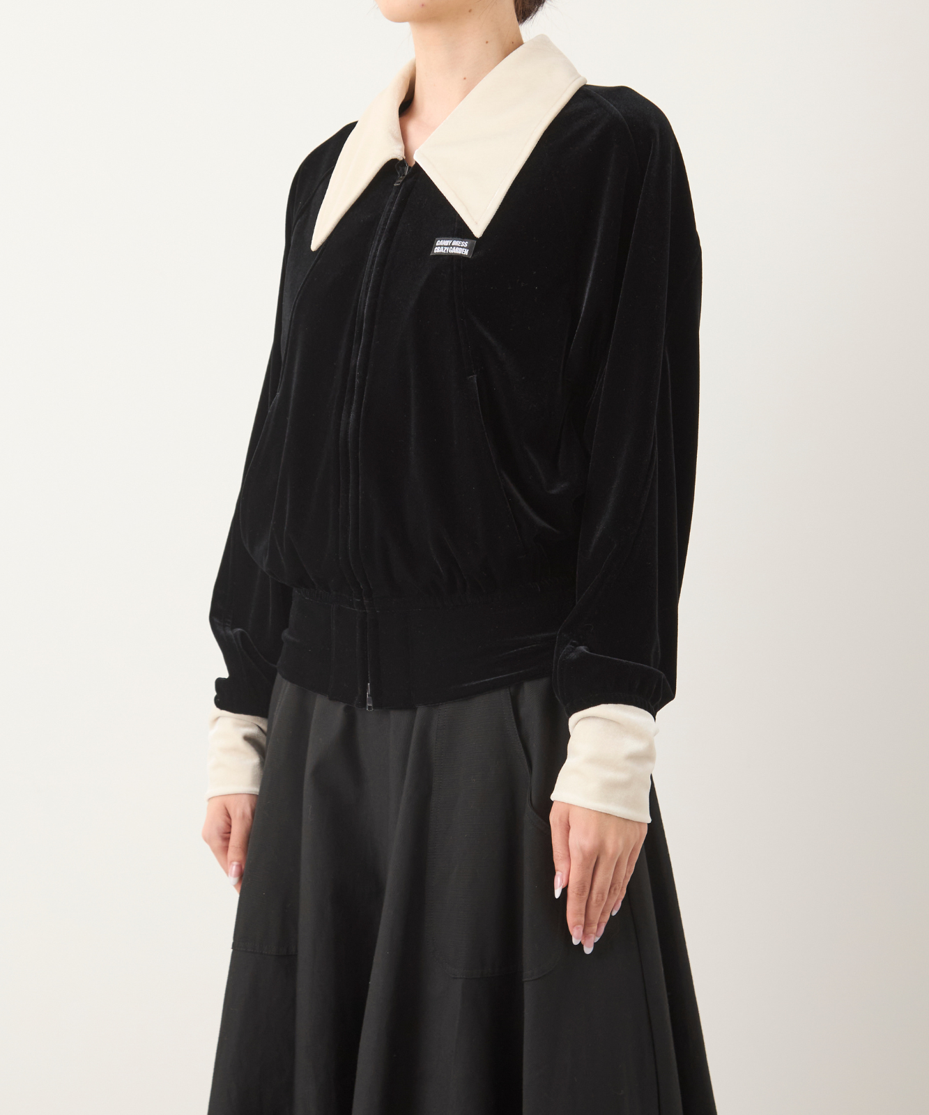 ベロアジャケット ≪通常販売≫track candy velour jacket(トラックキャンディー