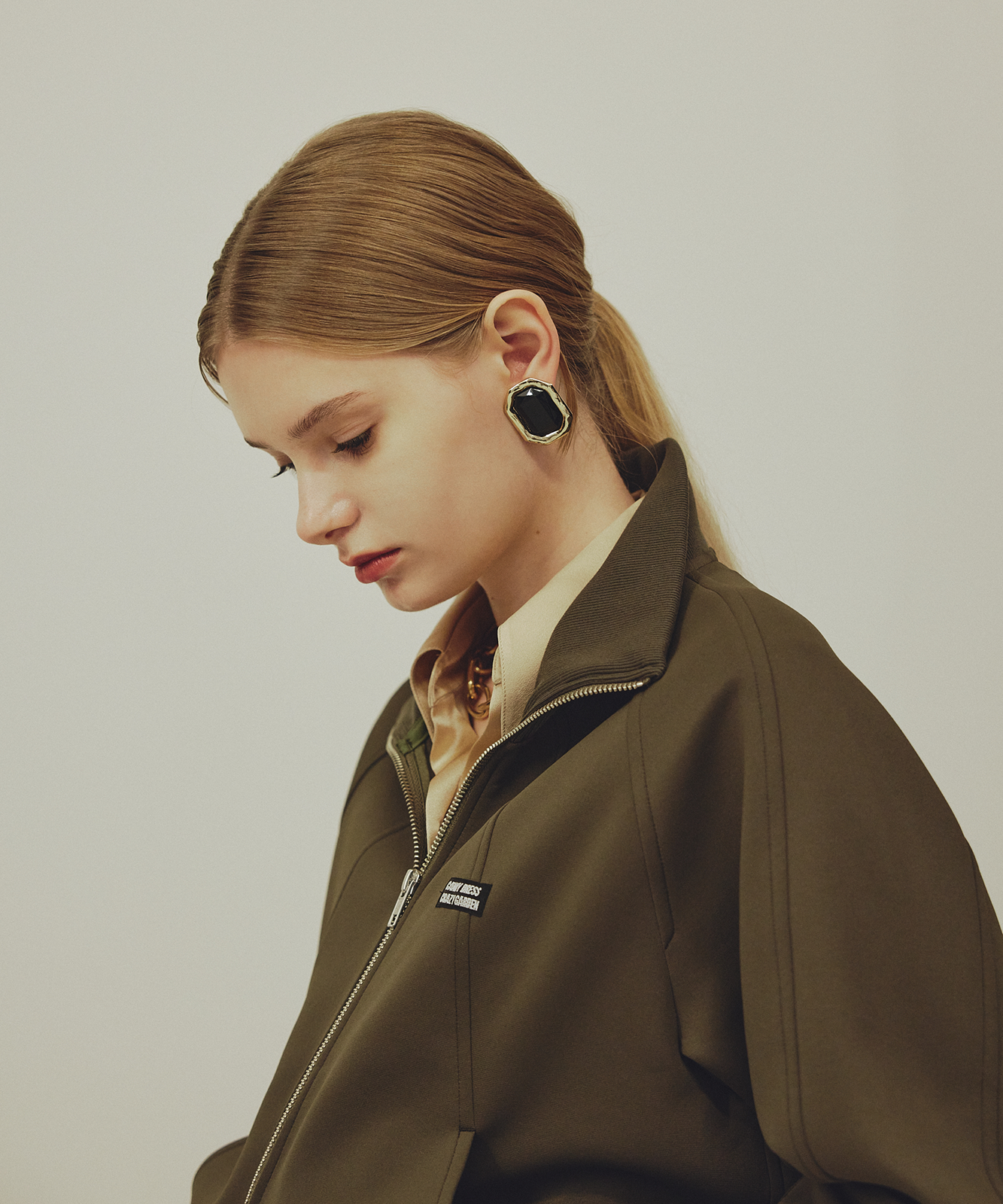 ≪通常販売≫track candy high neck jacket(トラックキャンディー ≪通常販売≫track candy high neck jacket(トラックキャンディー