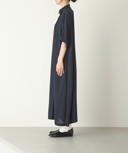 ≪在庫販売≫georgette wrap onepiece（ジョーゼットラップワンピース）