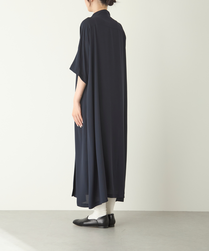 ≪在庫販売≫georgette wrap onepiece（ジョーゼットラップワンピース）