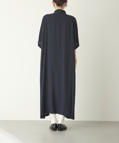 ≪在庫販売≫georgette wrap onepiece（ジョーゼットラップワンピース）