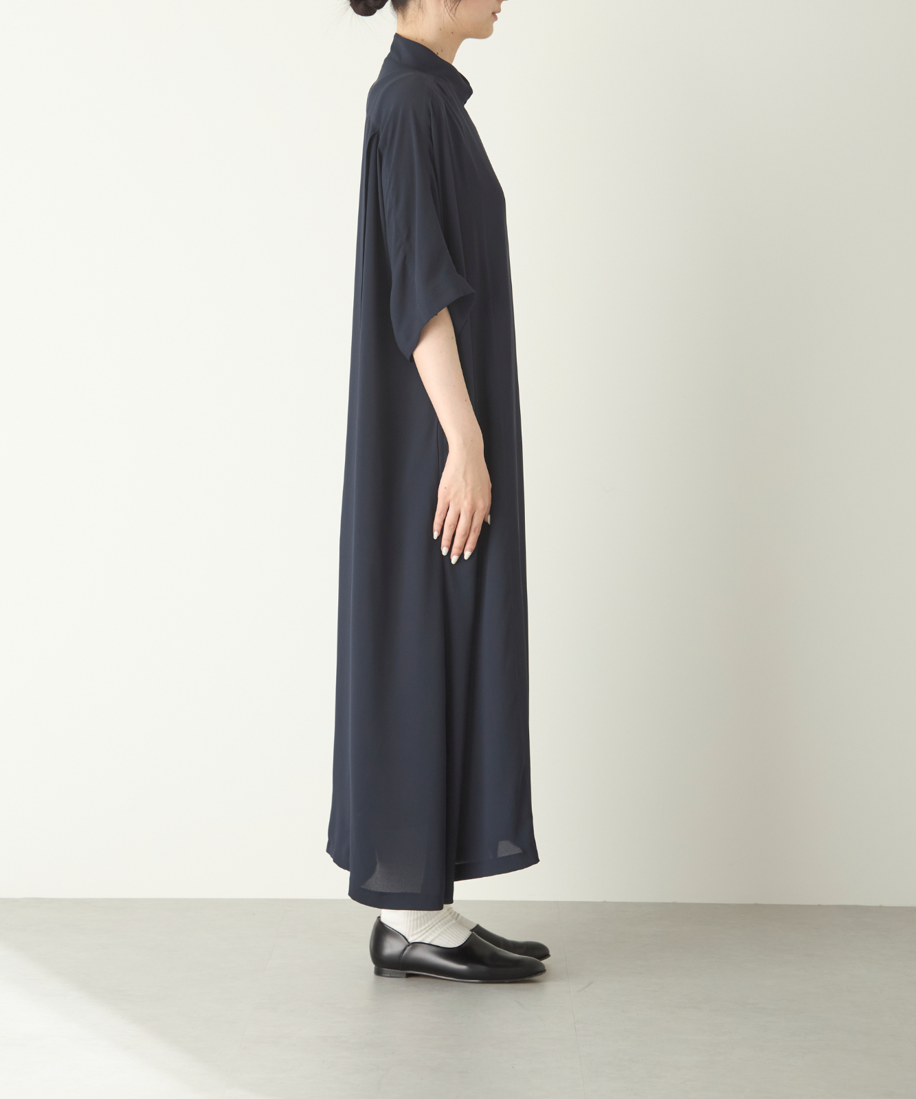 ≪在庫販売≫georgette wrap onepiece（ジョーゼットラップワンピース）