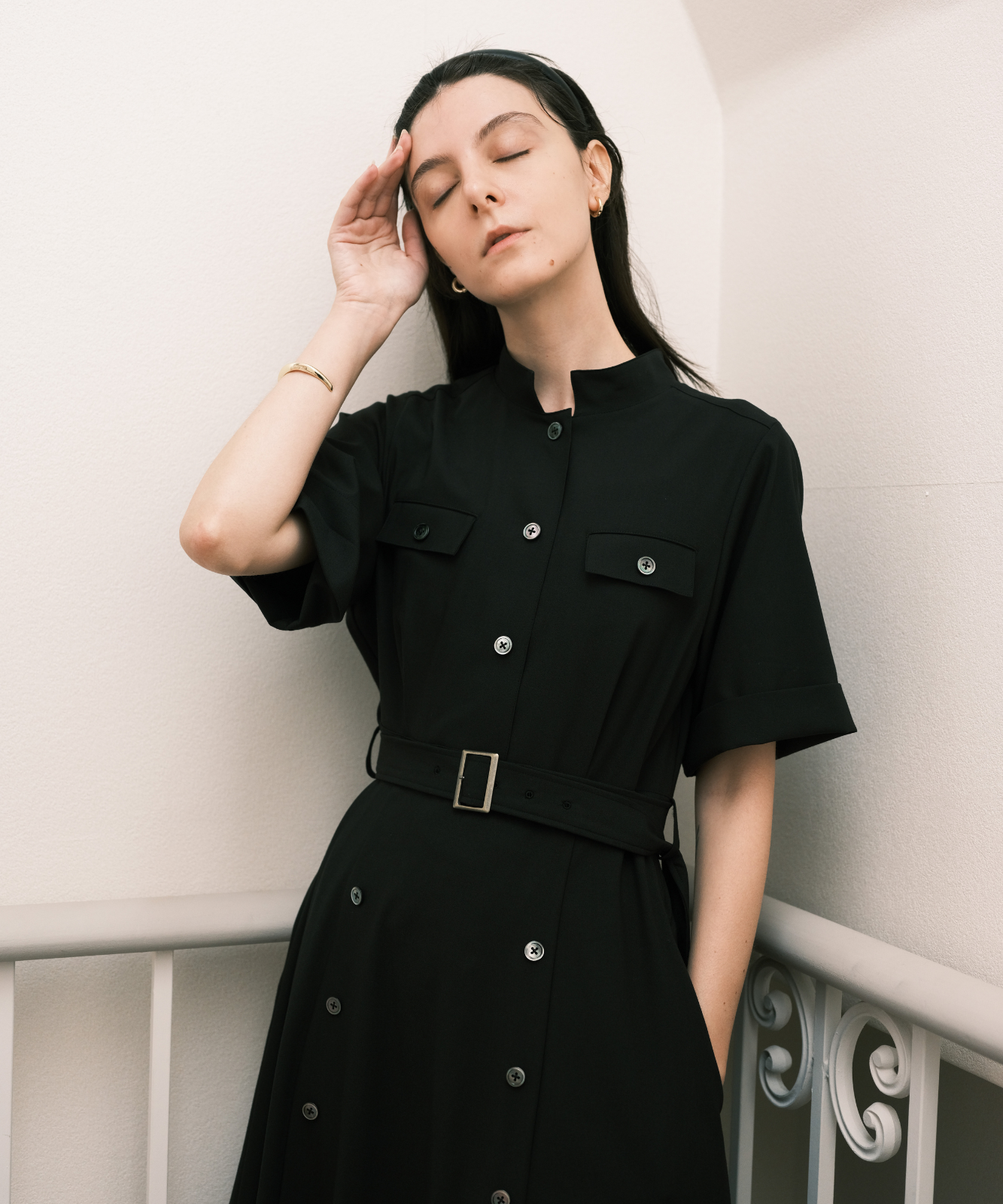 ≪在庫販売≫【THE DRESS #56】classical black toro onepiece（クラシカルブラックトロワンピース）