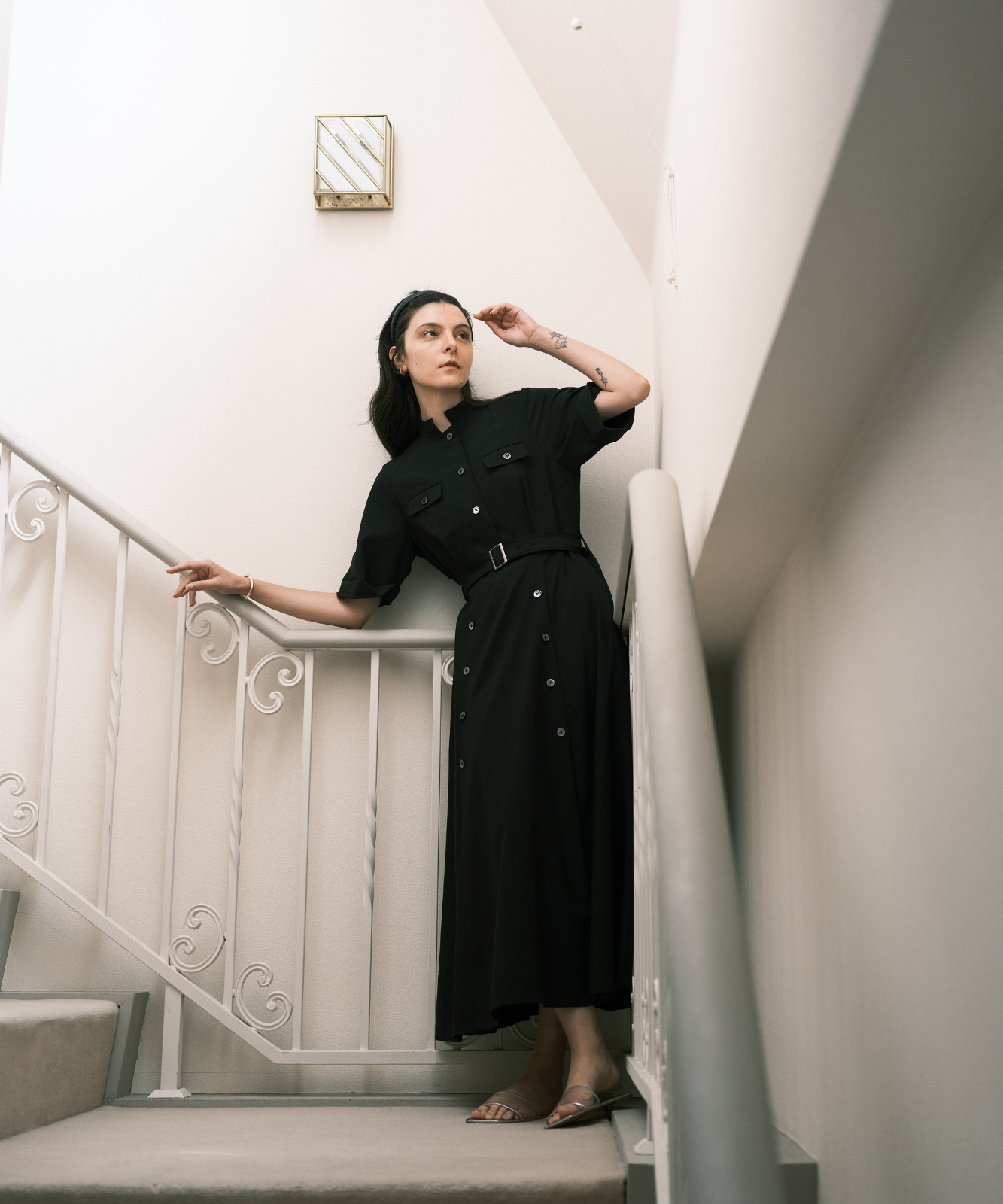 ≪在庫販売≫【THE DRESS #56】classical black toro onepiece（クラシカルブラックトロワンピース）