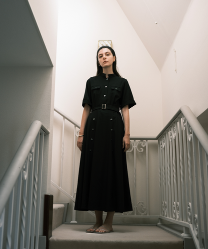 ≪在庫販売≫【THE DRESS #56】classical black toro onepiece（クラシカルブラックトロワンピース）