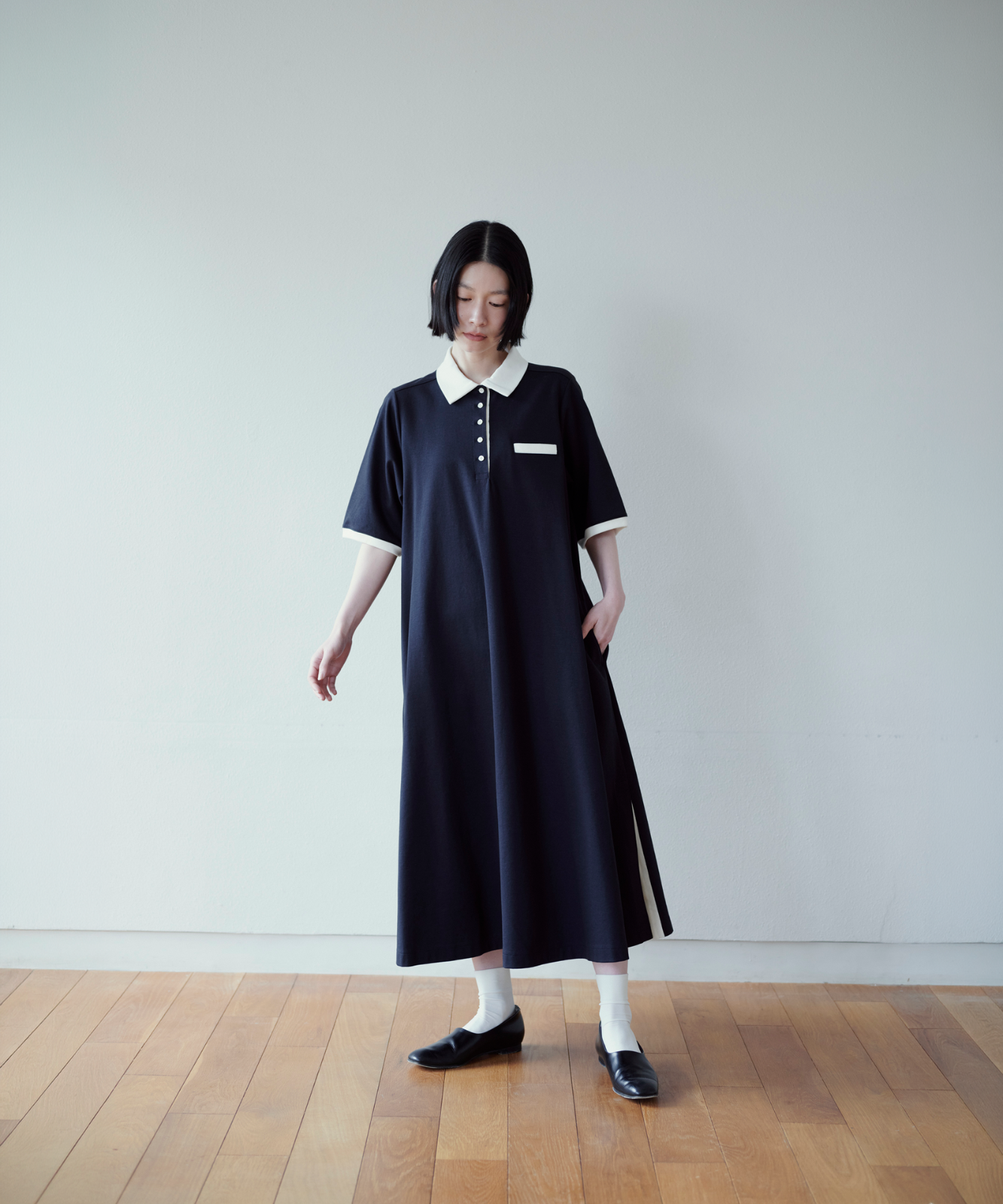 ワンピース foufou track polo onepiece ≪通常販売≫track polo onepiece（トラックポロワンピース）≪2026年