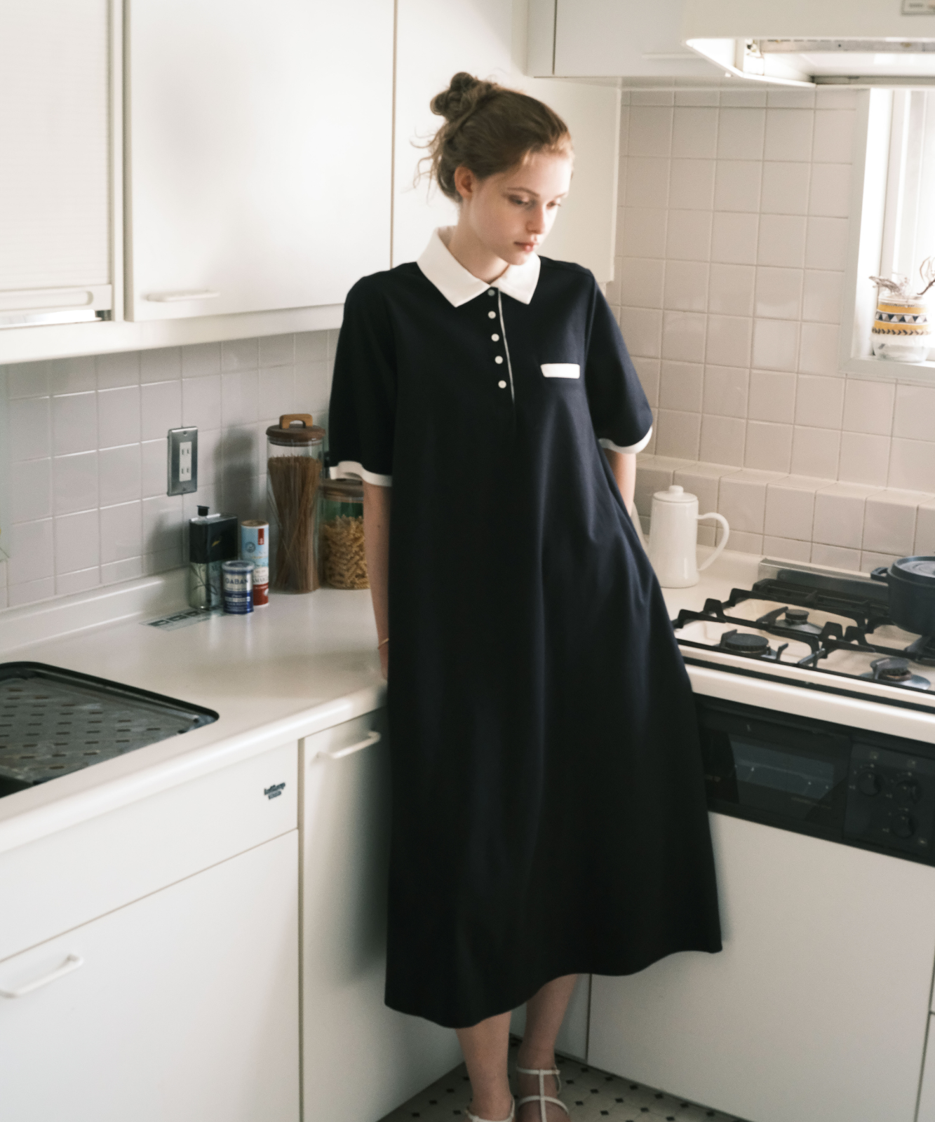 foufou トラックポロ ワンピース Mサイズ ≪通常販売≫track polo foufou トラックポロ ワンピース Mサイズ ≪通常販売≫track polo