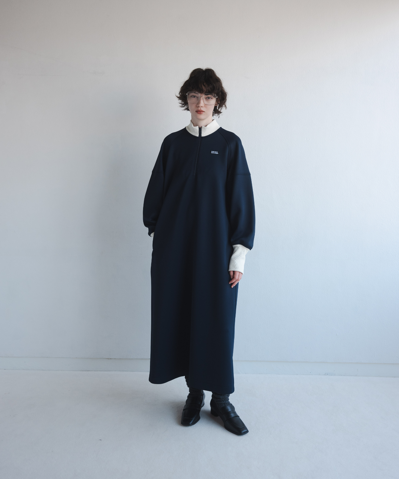 foufou トラックキャンディーハーフジップワンピース Sサイズ ≪通常販売≫track candy half zip onepiece(トラック