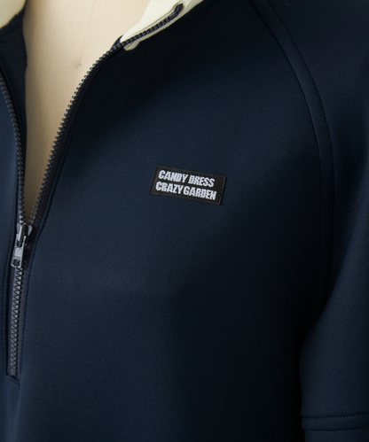 ≪通常販売≫track candy half zip onepiece（トラックキャンディーハーフジップワンピース）≪2024年12月6日15:00販売開始≫