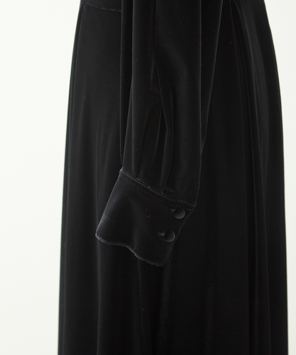 ≪通常販売≫【THE DRESS #57】velour front button dress（ベロアフロントボタンドレス）≪2024年11月22日15:00販売開始≫