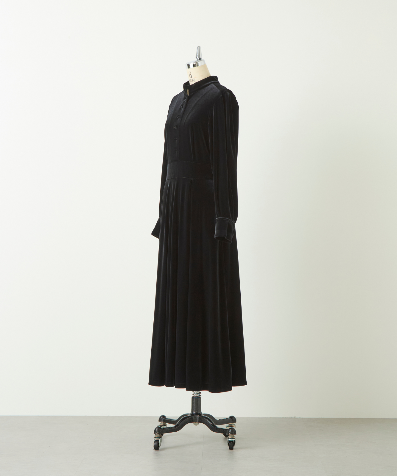 ≪通常販売≫【THE DRESS #57】velour front button dress（ベロアフロントボタンドレス）≪2024年11月22日15:00販売開始≫