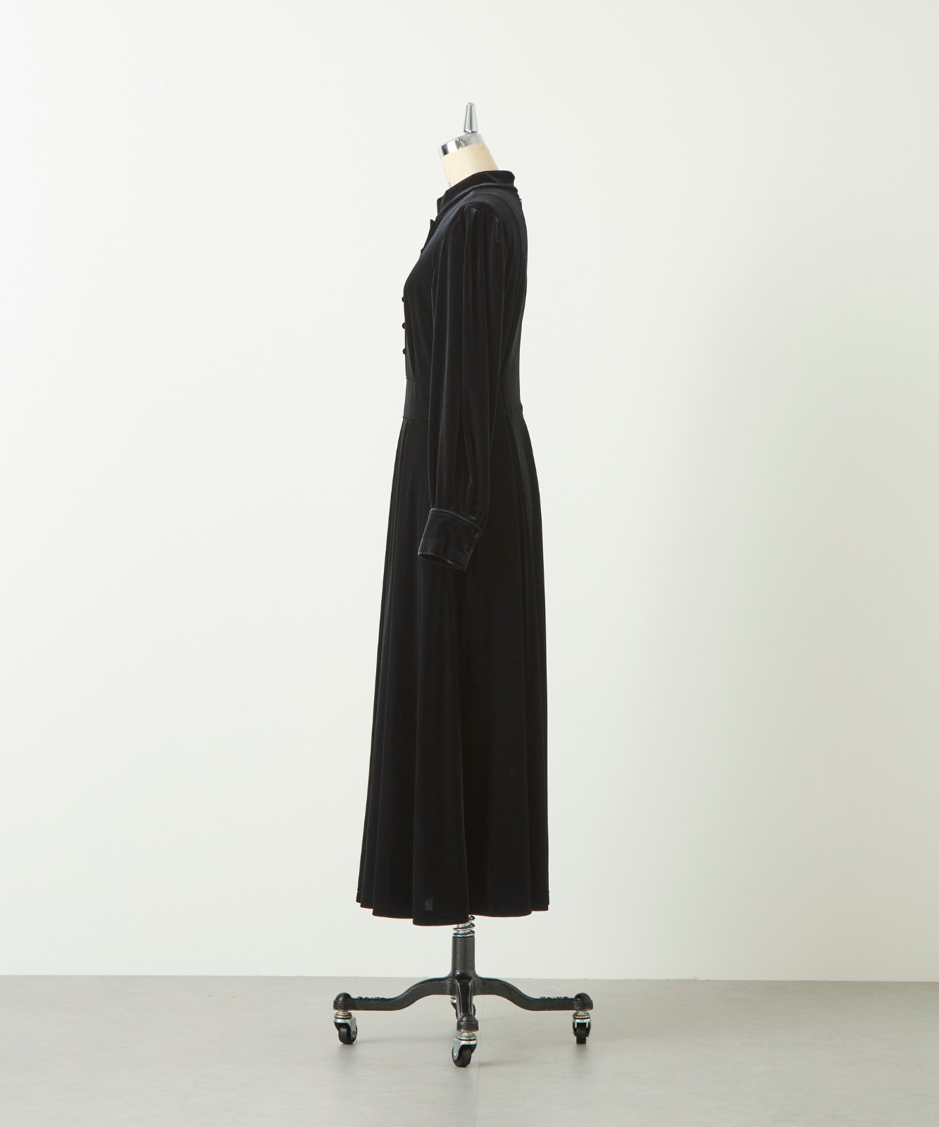 ≪通常販売≫【THE DRESS #57】velour front button dress（ベロアフロントボタンドレス）≪2024年11月22日15:00販売開始≫