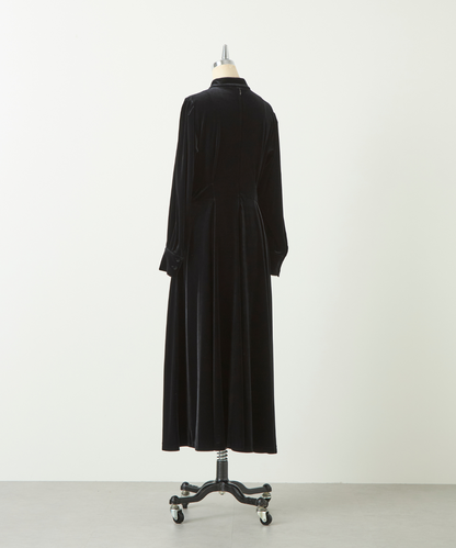 ≪通常販売≫【THE DRESS #57】velour front button dress（ベロアフロントボタンドレス）≪2024年11月22日15:00販売開始≫