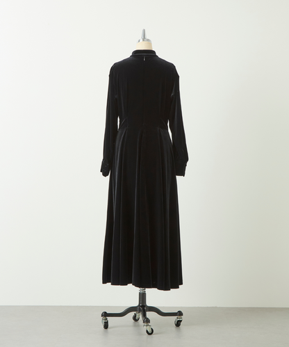 ≪通常販売≫【THE DRESS #57】velour front button dress（ベロアフロントボタンドレス）≪2024年11月22日15:00販売開始≫