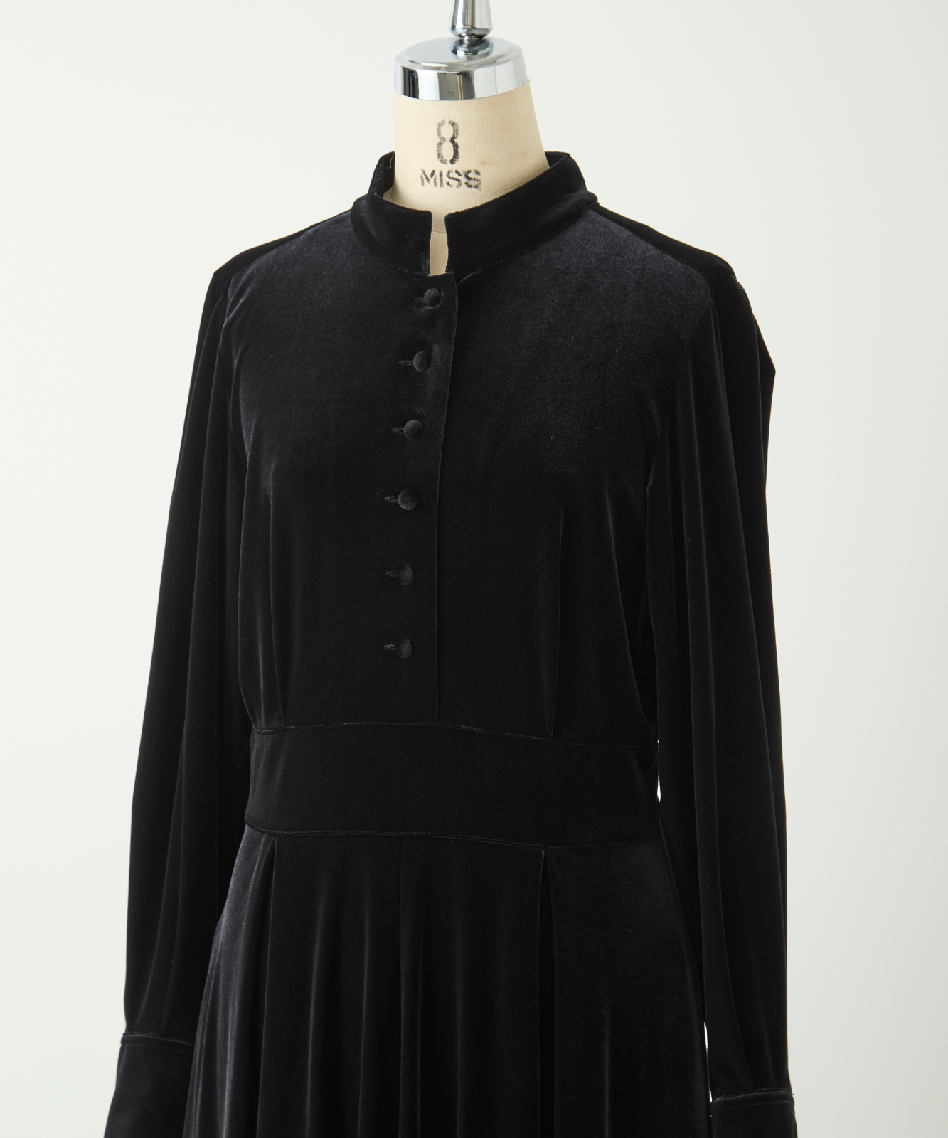 ≪通常販売≫【THE DRESS #57】velour front button dress（ベロアフロントボタンドレス）≪2024年11月22日15:00販売開始≫