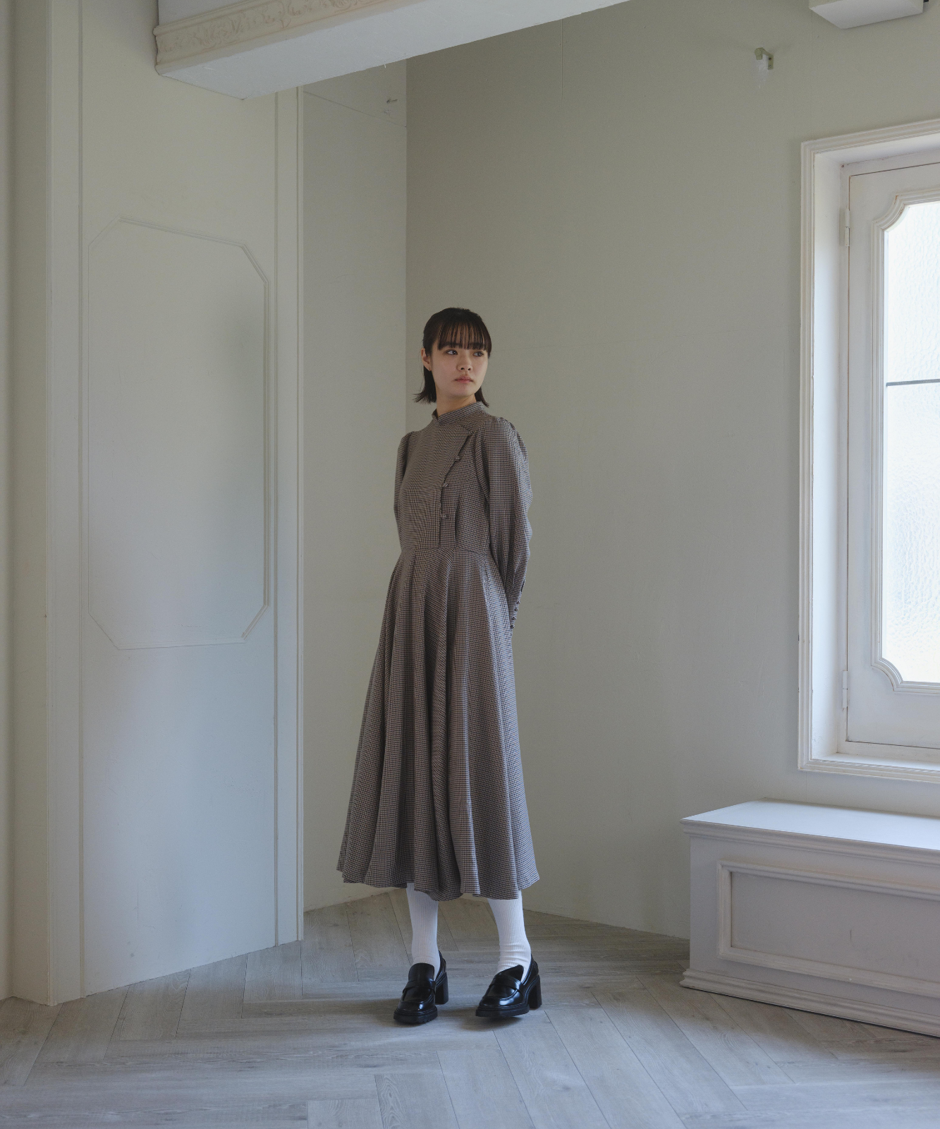 ≪通常販売≫gunclub check flare onepiece（ガンクラブチェックフレアドレス）