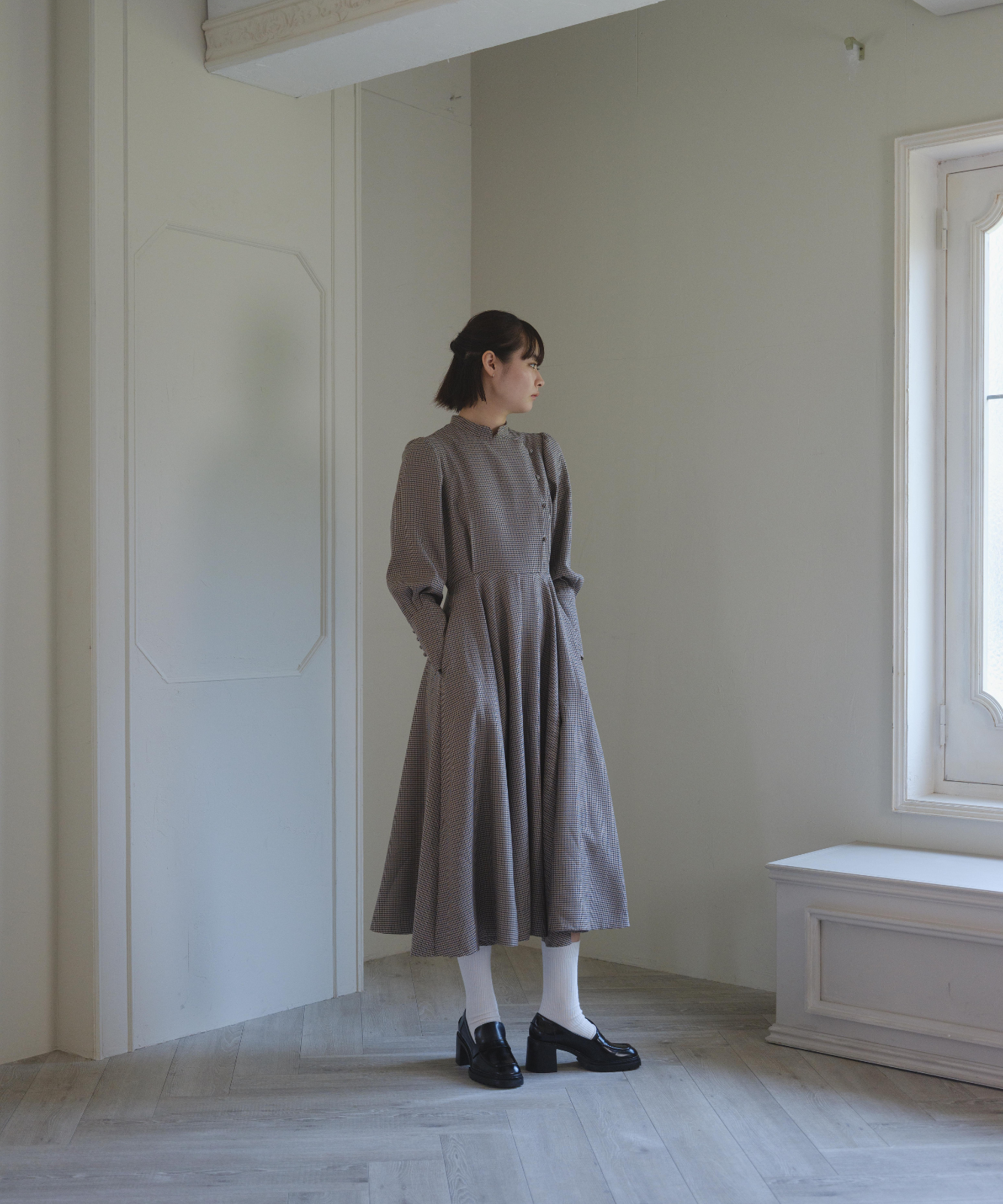 ≪通常販売≫gunclub check flare onepiece（ガンクラブチェックフレアドレス）