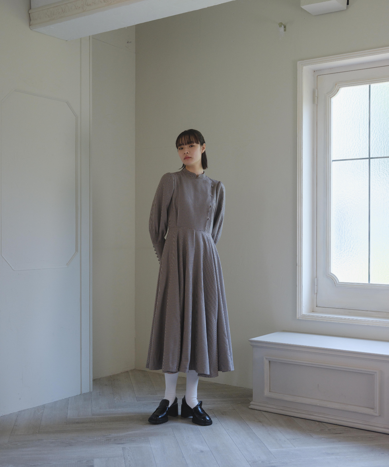 ≪通常販売≫gunclub check flare onepiece（ガンクラブチェックフレアドレス）