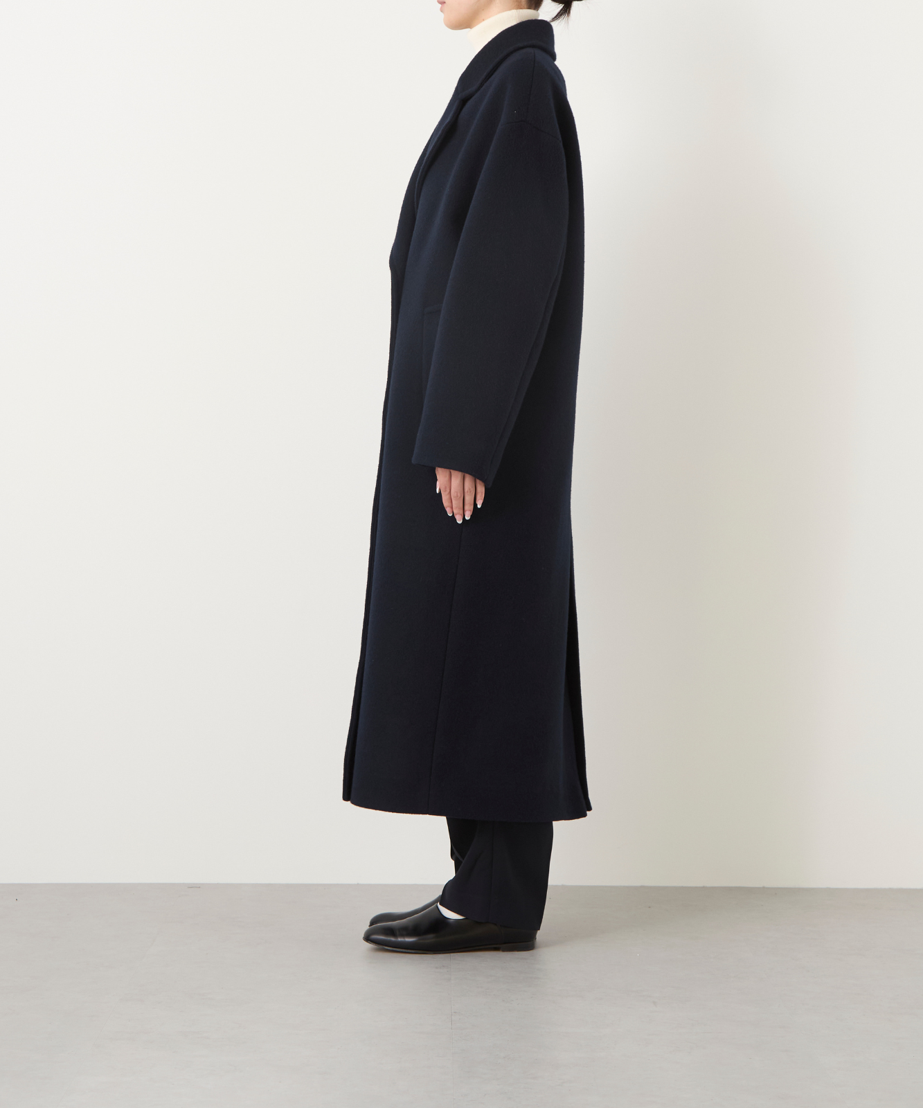 新品未使用 ギャップ チェスターコート イタリア製ラニフィシオ L ダークグレー ≪通常販売≫classical chester coat(クラシカルチェスター