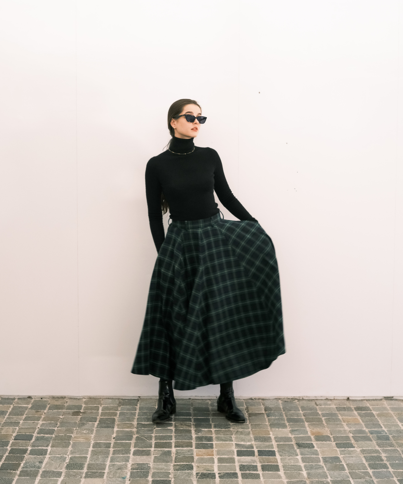 ≪通常販売≫royal tartan check flare skirt（ロイヤルタータンチェックフレアスカート）