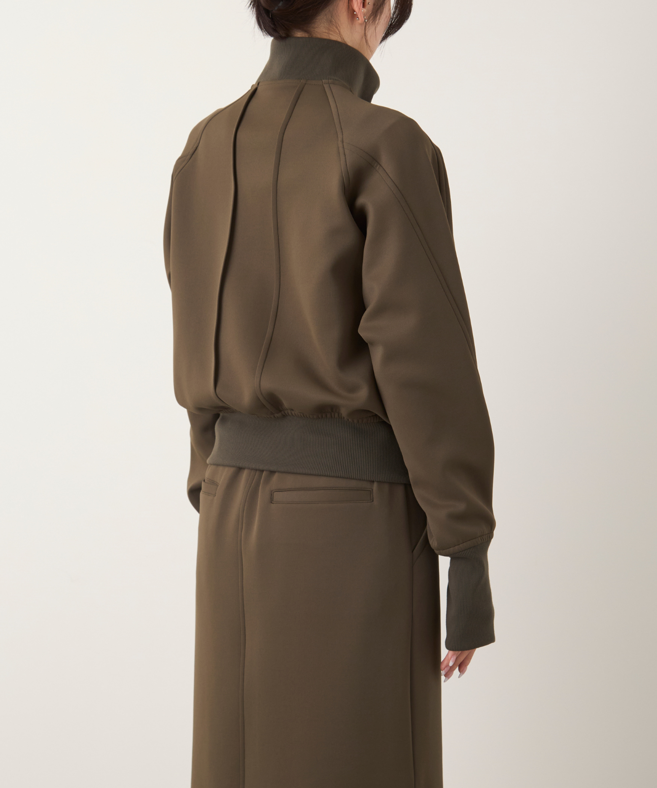 【foufou】★年初価格★ 新品 トラックキャンディーハイネックジャケット S ≪通常販売≫track candy high neck jacket(トラック