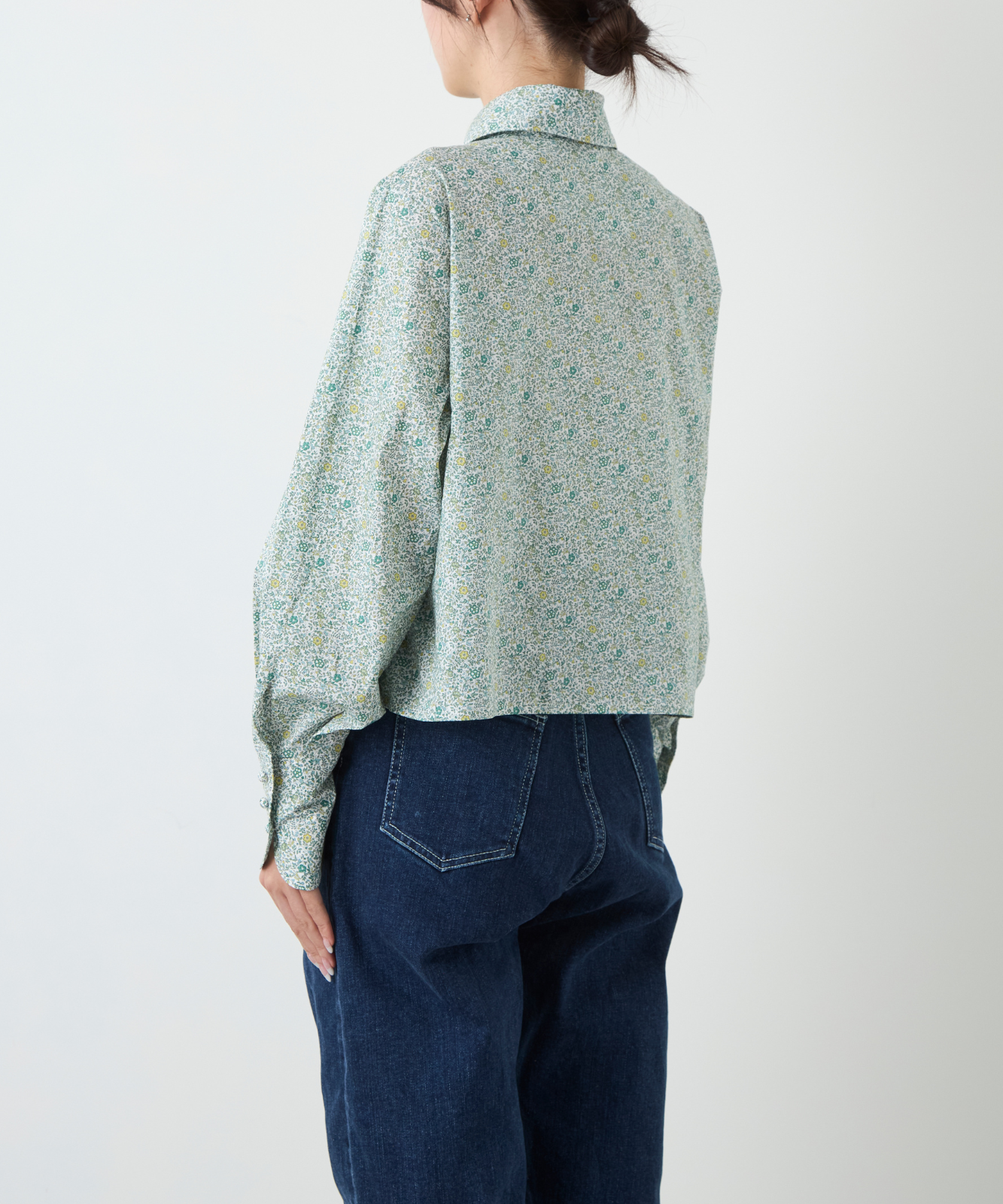 ≪通常販売≫liberty print shirt collar blouse（リバティプリントシャツカラーブラウス）≪2025年2月28日15:00販売開始≫