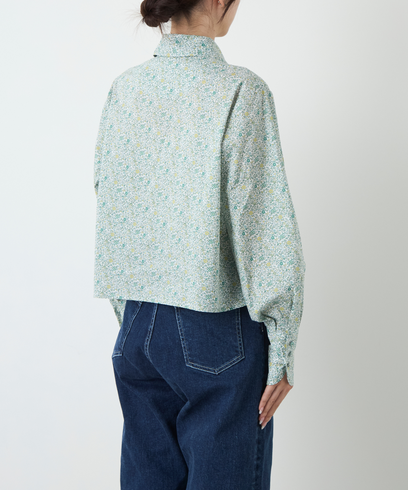 ≪通常販売≫liberty print shirt collar blouse（リバティプリントシャツカラーブラウス）≪2025年2月28日15:00販売開始≫