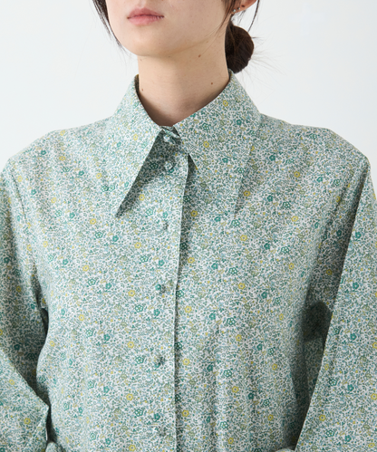 ≪通常販売≫liberty print shirt collar blouse（リバティプリントシャツカラーブラウス）≪2025年2月28日15:00販売開始≫