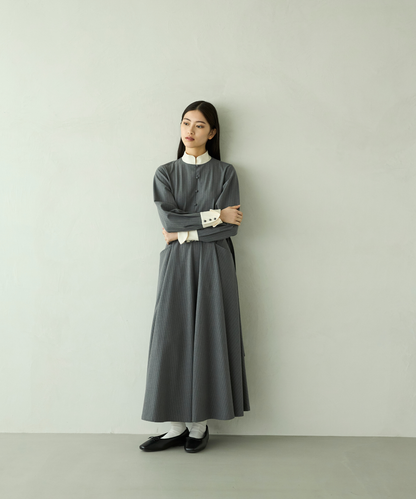 ≪通常販売≫classical stripe bicolor onepiece（クラシカルストライプバイカラーワンピース）