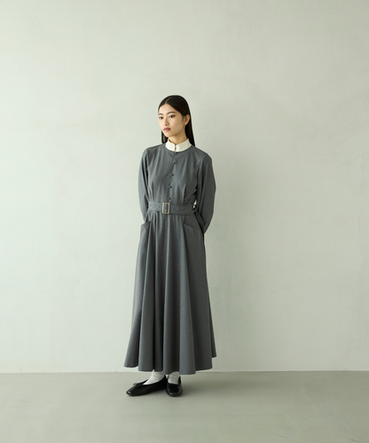 ≪通常販売≫classical stripe bicolor onepiece（クラシカルストライプバイカラーワンピース）
