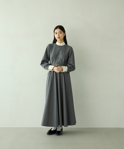 ≪通常販売≫classical stripe bicolor onepiece（クラシカルストライプバイカラーワンピース）