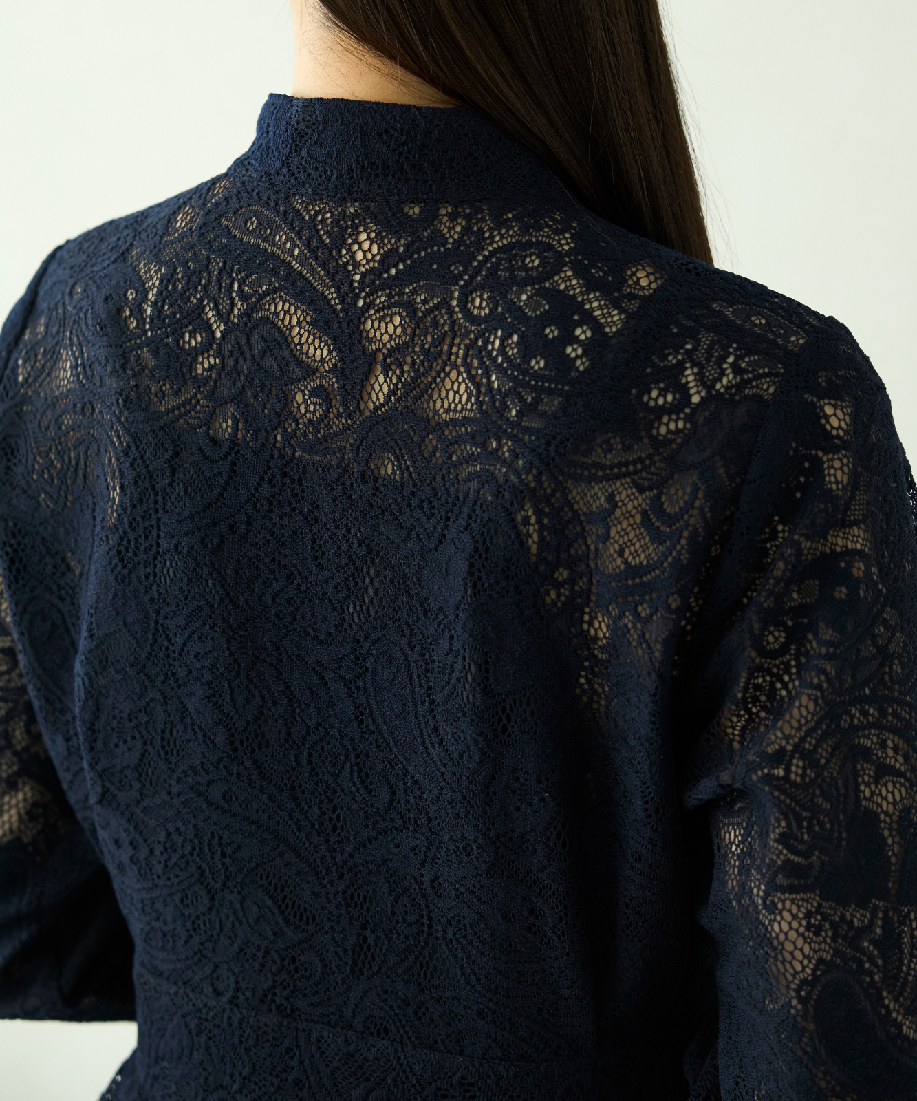 ≪通常販売≫stand collar lace dress（スタンドカラーレースドレス）