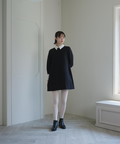 ≪通常販売≫【THE DRESS #60】bicolor mini dress（バイカラーミニドレス）