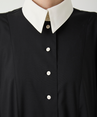 ≪通常販売≫【THE DRESS #58】bicolor twill shirts dress（バイカラーツイルシャツドレス）≪2025年1月17日15:00販売開始≫