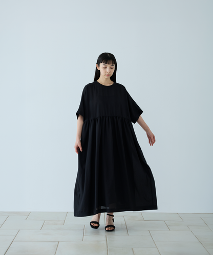 ≪通常販売≫dolman sleeve gather one piece（ドルマンスリーブギャザーワンピース）