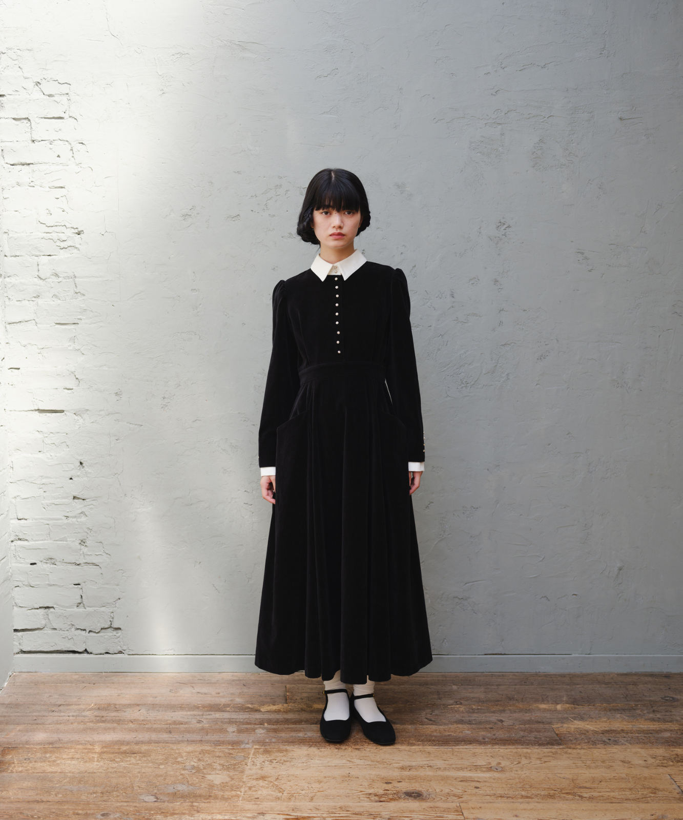 ≪通常販売≫bicolor velvet dress(バイカラーベルベットドレス ≪通常販売≫bicolor velvet dress(バイカラーベルベットドレス