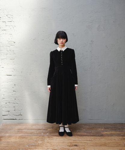 ≪通常販売≫bicolor velvet dress（バイカラーベルベットドレス）≪2025年11月17日12:00販売開始≫