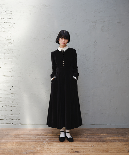 ≪通常販売≫bicolor velvet dress（バイカラーベルベットドレス）≪2025年11月17日12:00販売開始≫