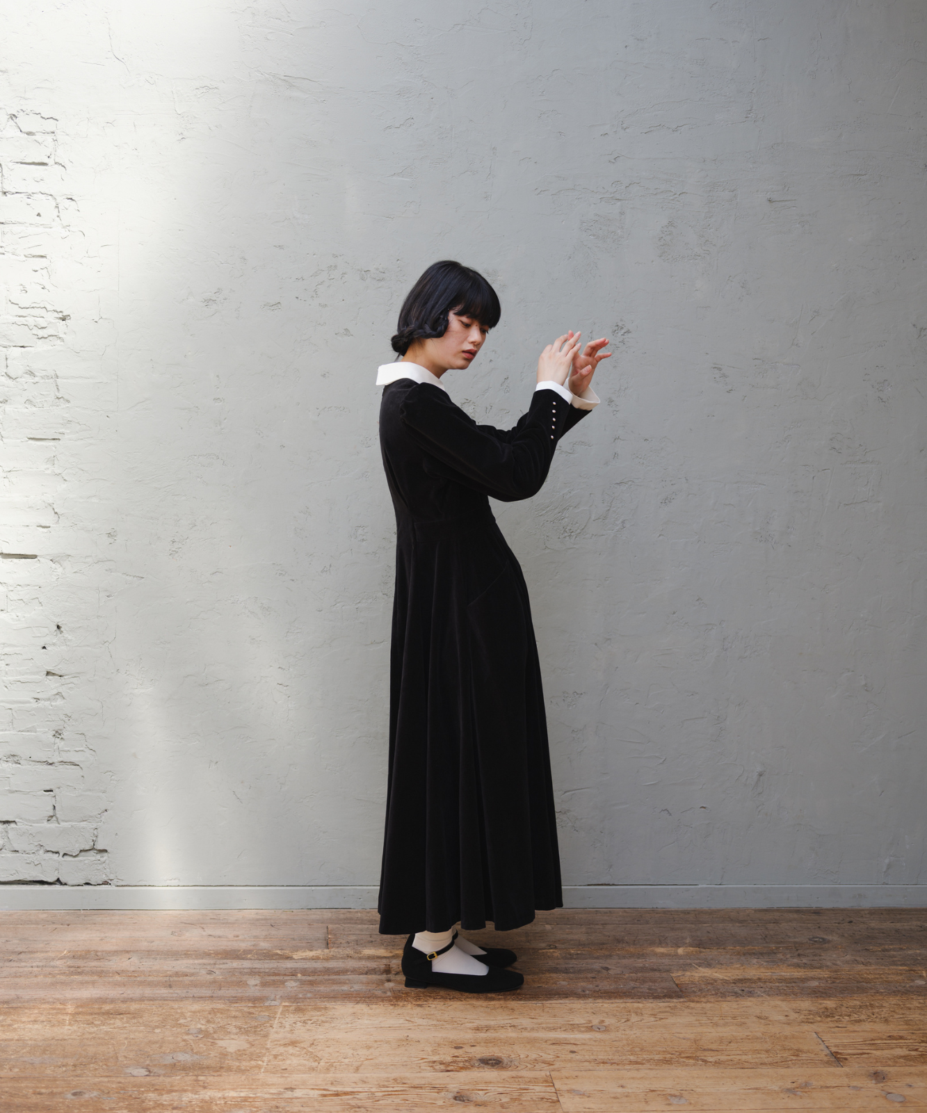 ≪通常販売≫bicolor velvet dress（バイカラーベルベットドレス）≪2025年11月17日12:00販売開始≫