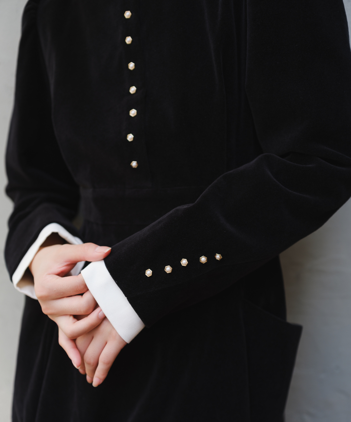 ≪通常販売≫bicolor velvet dress（バイカラーベルベットドレス）≪2025年11月17日12:00販売開始≫