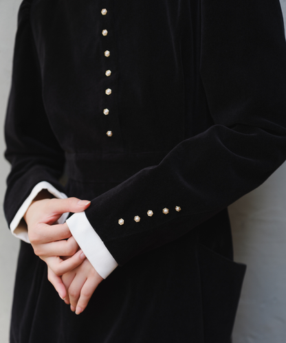 ≪通常販売≫bicolor velvet dress（バイカラーベルベットドレス）≪2025年11月17日12:00販売開始≫